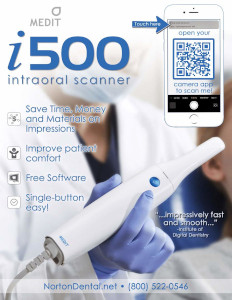  The logo of Medit i500 intraoral scanner